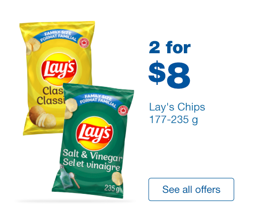 Lay's 2/$8 2X points